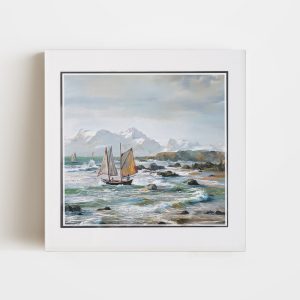 A New Journey | 8x8 Double Matted Paper