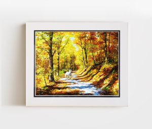 Breaking Free Matted Print by Akiane 