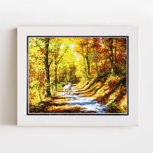 Breaking Free Matted Print by Akiane