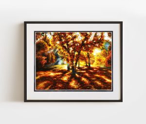 Double Matted and Framed by Akiane of The Change