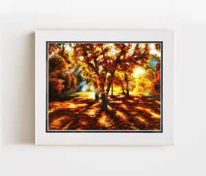 Double Matted Print of The Change