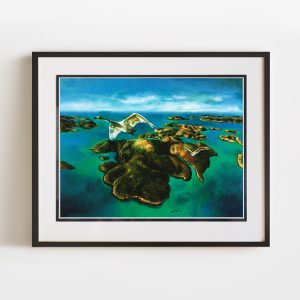 Courage | 12x16 Double Matted & Framed Paper