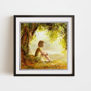 Dancing Dream | 8x8 Double Matted & Framed Paper