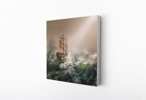 Divine Compass Spanish Galleon Ship by Akiane Canvas Print