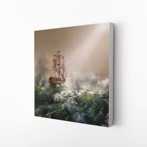 Divine Compass Spanish Galleon Ship by Akiane Canvas Print