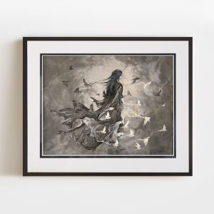 Dual | 12x16 Double Matted & Framed Paper