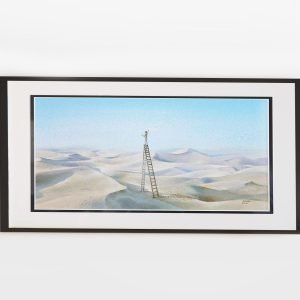 Elsewhere | 10x20 Double Matted & Framed Paper