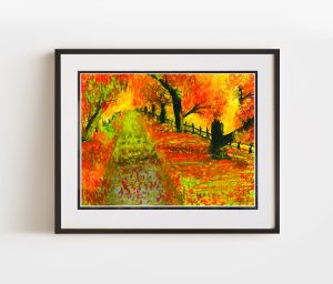 Double Matted and framed by Akiane Empathy