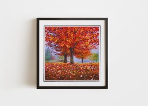 Experience Double Matted and Framed Paper print by Akiane
