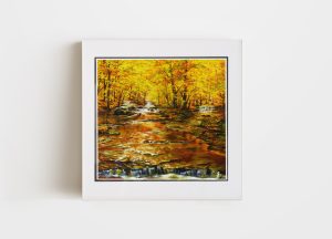 Flow of Life Double Matted Paper by Akiane