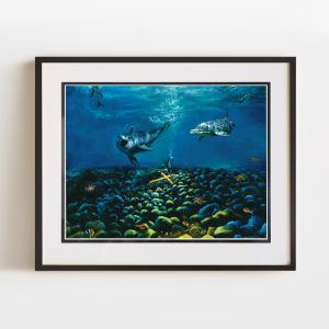 Hourglass | 12x16 Double Matted & Framed Paper