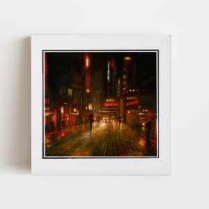 Jazz In The City | 8x8 Double Matted Paper