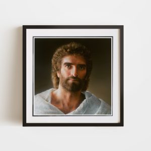 Picture of Jesus double matted and framed