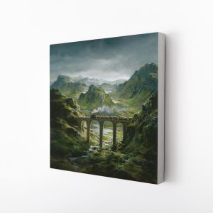 On The Right Track | 12x12 inch Canvas Print