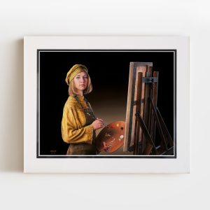 Self-Portrait | 5x7 Double Matted Paper