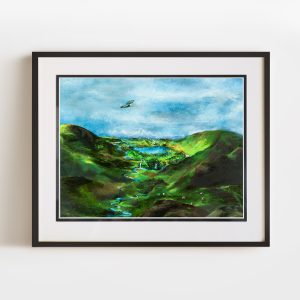 Silence | 12x16 Double Matted & Framed Paper