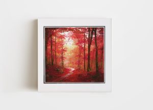 Double Matted Print Spirited of Autumn 