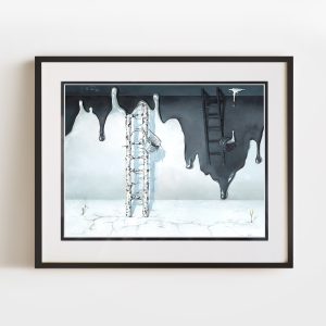 The Balance | 16x12 Double Matted & Framed Paper