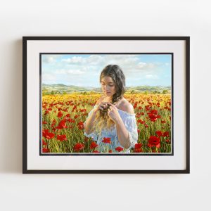 Today | 12x18 inch Heirloom Archival Double Matted OE Paper Print