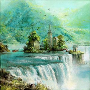 Turquoise-Falls-300x300@2x-1.jpg | Official Akiane Gallery