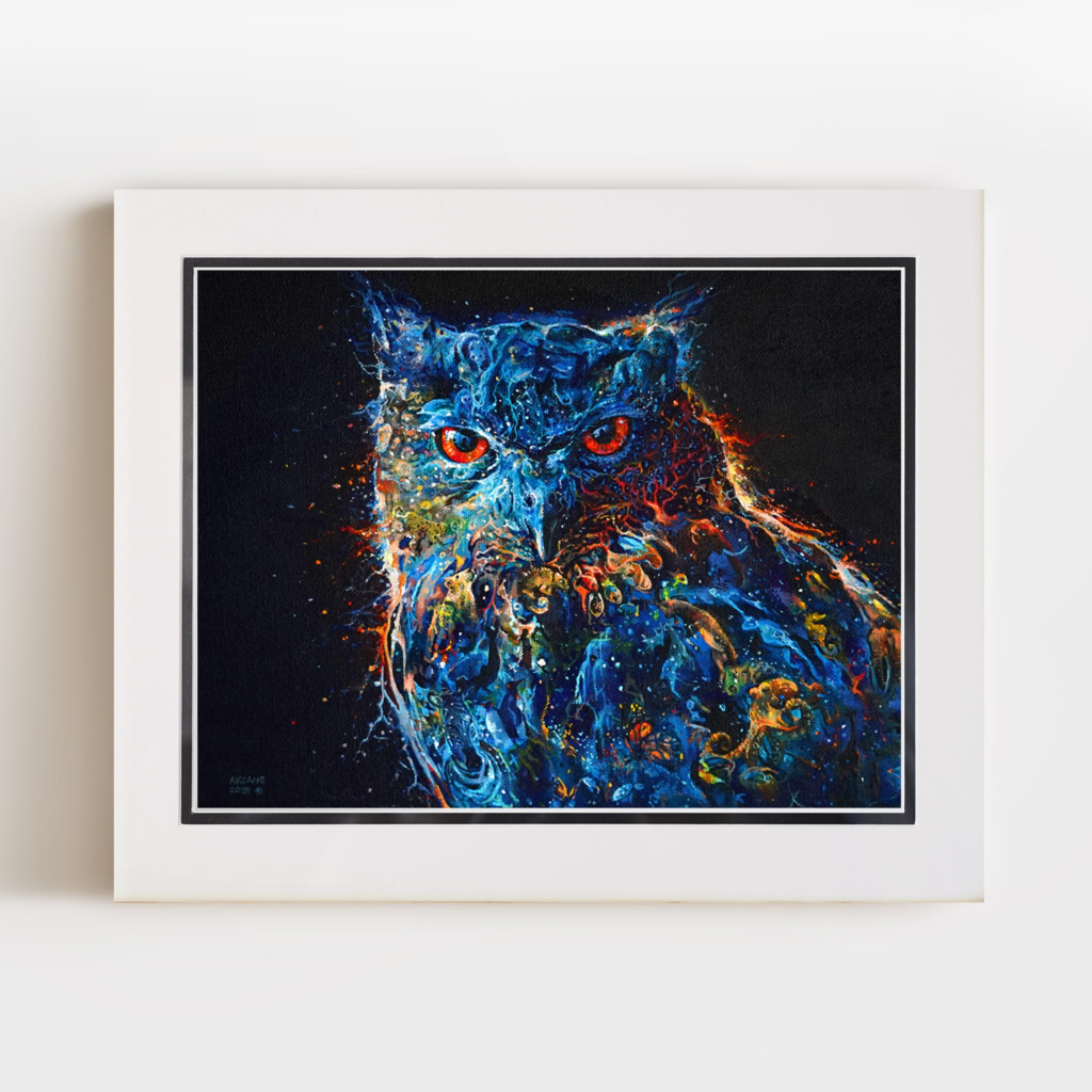 The Owl (Painting) by Akiane Kramarik | Official Akiane Gallery